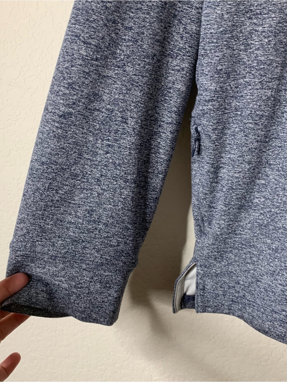Birddogs Mens heather blue quarter zip pullover XL - Picture 3 of 10